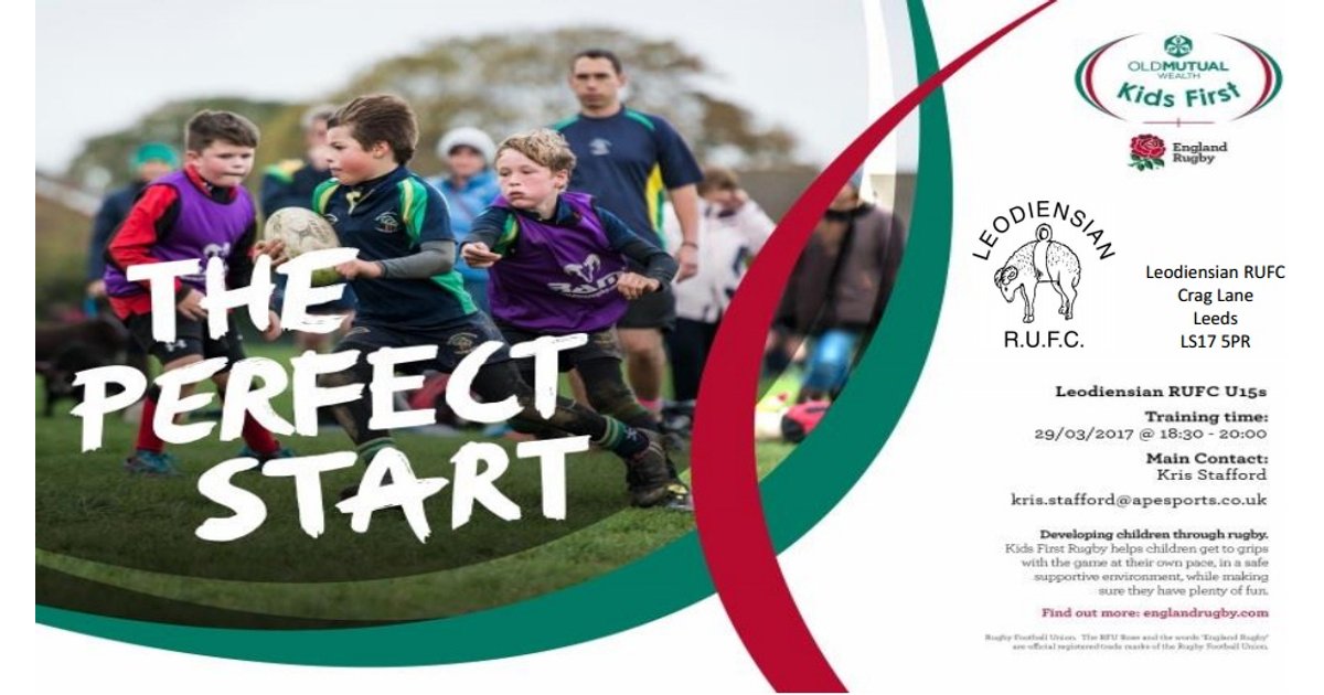 Leos to start U15 Section - News - Leodiensian RUFC